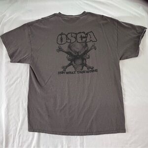 Outlaw Streetcar Association T-shirt Run What Thou Brung Skull And Bones Size XL